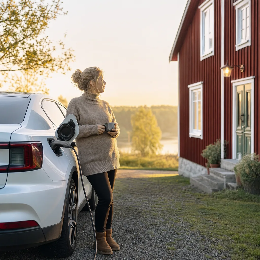Audi Q6 e-tron — premium-SUV vid 800-volts laddstation