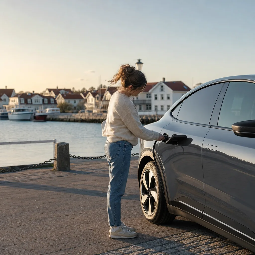 MG Marvel R — coupé-SUV i fjordmiljö