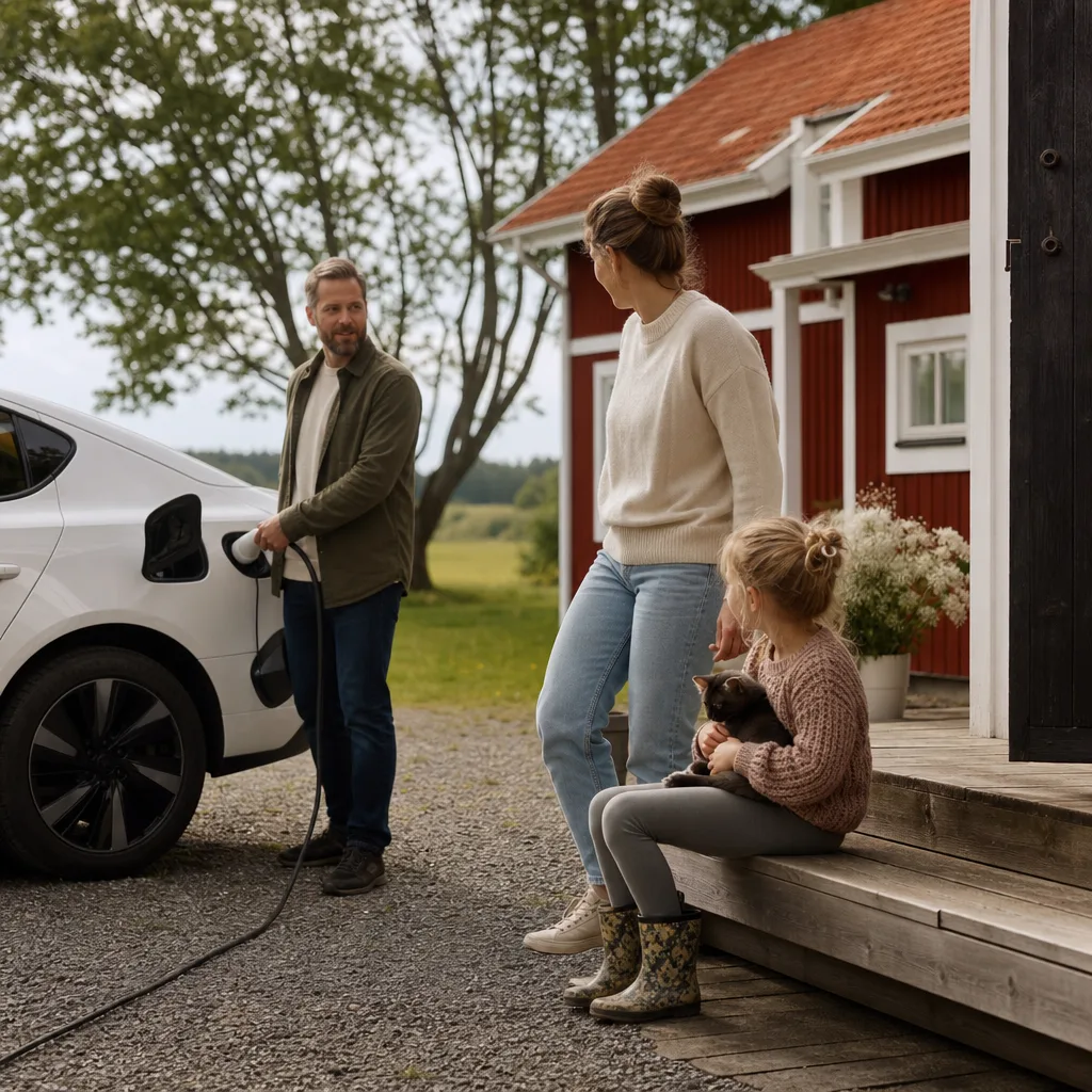 Tesla Model X — premium-SUV med falcon-wing-dörrar