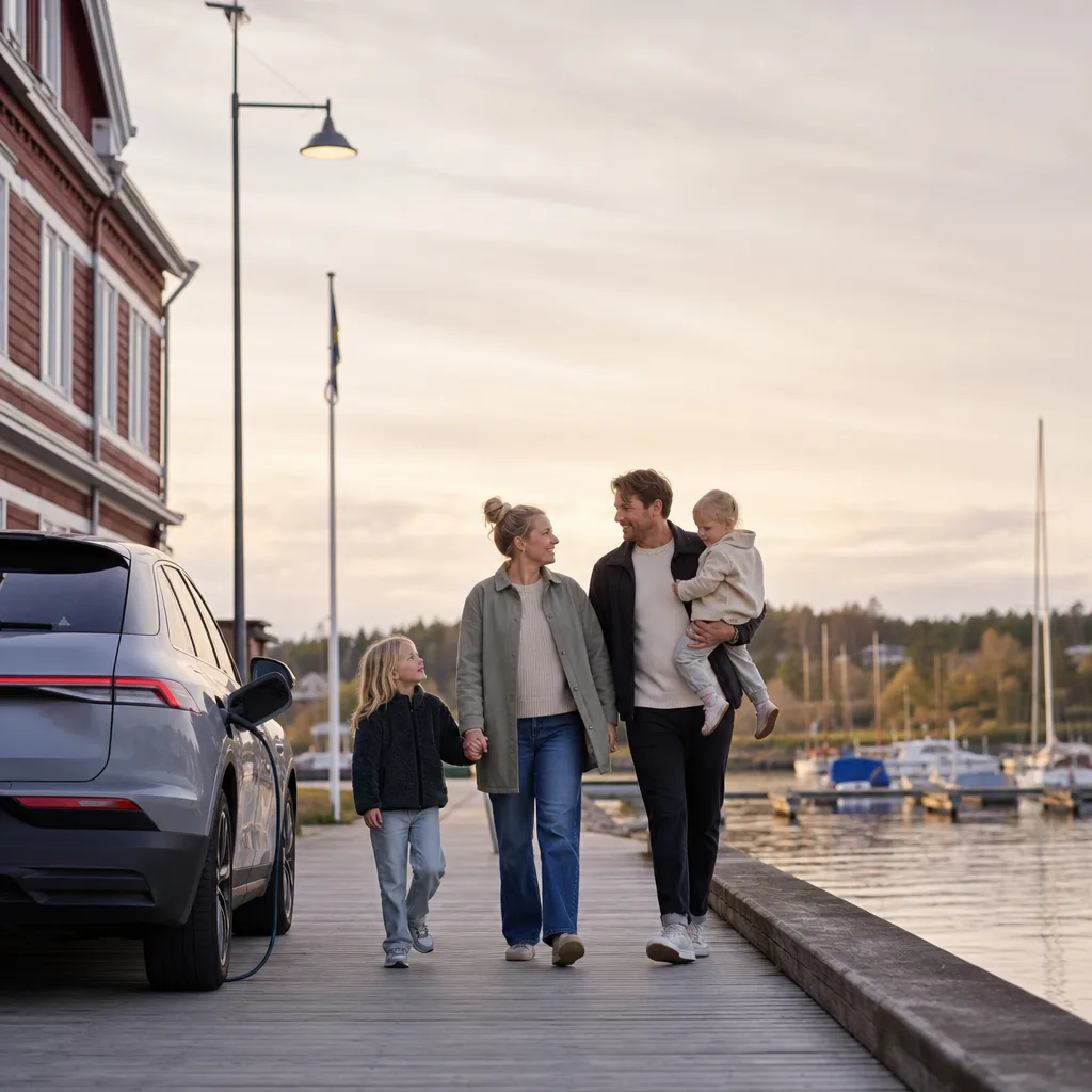Volvo EX90 — 7-sits flaggskepp på svensk kustväg